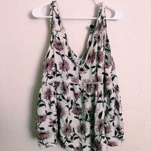 floral tank top